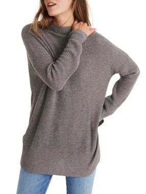 Madewell - Owen Mockneck Tunic in Heather Mink